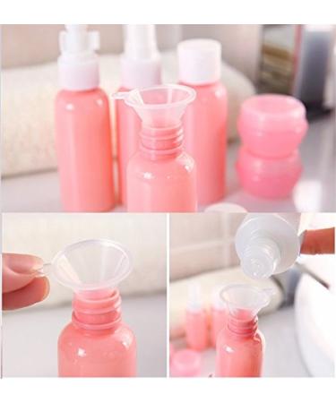 WOIWO 9-Piece Travel Kit - Plastic Spray Bottles Lotion Shampoo & Cosmetic Containers for International Shipping - Buy Online on GoSupps.com