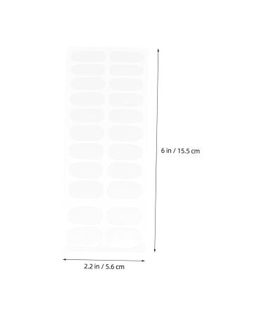 Beaupretty 6 Sheets Nail Patch Transparent Nail Polish Nail Art Stickers Clear Nail Polish Sheer Nail Polish Nail Kits Nail Sticker Gels Manicure Kit Polish Pops Nail Wraps Double Sided Tape - Buy Online on GoSupps.com