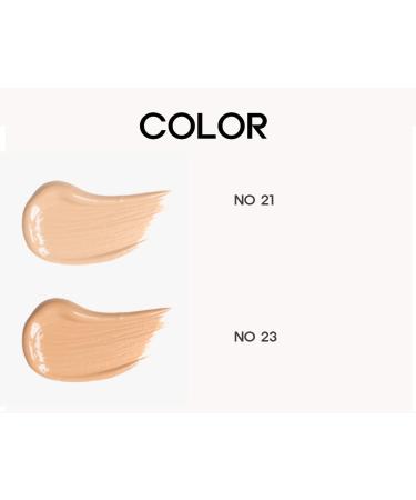 Cledbel Miracle Power Super Cover Cushion SPF50+/PA+++ 13g+Refill 2ct + Puff 4ct No. 21 - High Coverage Cushion Foundation Set - Buy Online on GoSupps.com