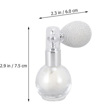 DOITOOL Glitter Powder Spray 2pcs Spray Glitter Highlighter Balloons Perfume Spray Bottle Sprayer Bottle Face Powder The Face White 7.5x6cm - Buy Online on GoSupps.com