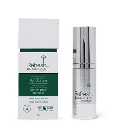 Refresh Botanicals Eye Serum - 30ml | Organic, Paraben-Free Eye Cream | Targets Puffiness, Dark Circles & Fine Lines with 7 Powerful Bioactives - Buy Online on GoSupps.com