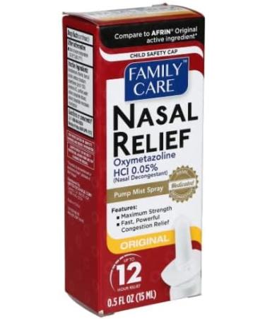 Assured Nasal Relief Spray 12 Hour Pump Mist, Oxymetazoline HCL 0.5 fl. Oz (6 Pack) - Buy Online on GoSupps.com