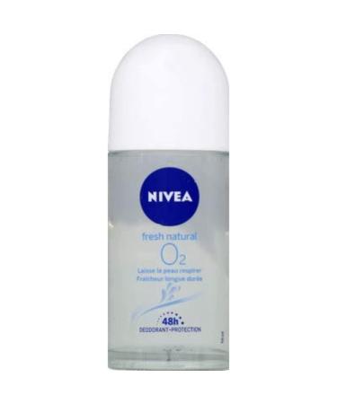 Nivea Fresh Natural Roll-on Deodorant - 50ml bottle