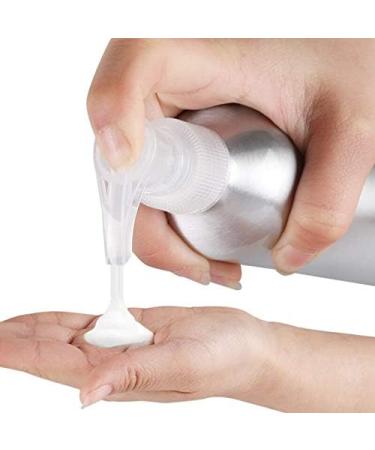 Aluminum Lotion Pumping Bags 3x120ml - Refillable Cosmetic Containers with Black PP Pump for Creams Emulsions Shower Gels & Shampoo - Buy Online on GoSupps.com