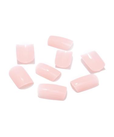 Brishow Short Press-On Nails - Ballerina Acrylic False Nails (Nude) - 24 Pieces for Women & Girls - Buy Online on GoSupps.com