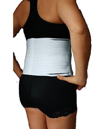 Double Closure Abdominal Hernia Binder - Medium 34-40 | Hernia Support & Reduction | International Shipping Available - Buy Online on GoSupps.com
