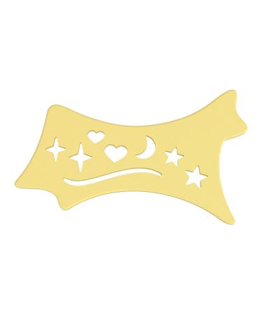 Eyeliners Silicone Pad Eyeshadows Stencils Eyeliners Stencils Eyeliners Tool Eye Makeup Tool Easy To Use For Makeup Yellow