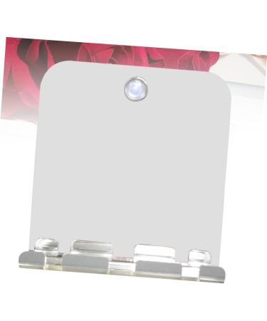 Minkissy Anti-Drop Cosmetic Mirror - Fogless Shower & Makeup Wall Mirror 13.8x13cm Decorative Acrylic Travel Mirror for Shaving & Makeup - Buy Online on GoSupps.com