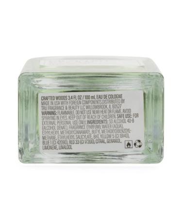 Tru Fragrance ICON COLLECTION 3.4oz Crafted Woods Eau De Cologne Spray for men unboxed - Buy Online on GoSupps.com