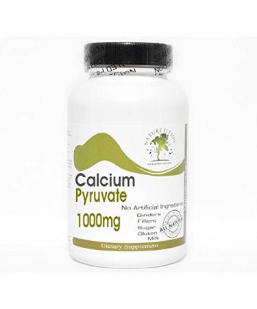 Calcium Pyruvate 1000mg 200 Capsules - No Additives Naturetition Supplements