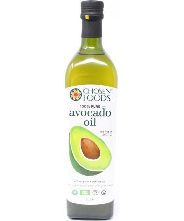 Chosen Foods 100% Pure Avocado Oil Cooking Oil - 1 Litres - Buy Online on GoSupps.com