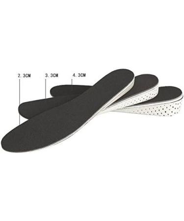 1Pair Memory Foam Height Increase Insoles - 4.3cm Lifts for Short Boots - Unisex Men Women - Breathable & Invisible Heel Inserts - Buy Online on GoSupps.com