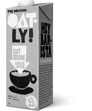 Oatly! Oat Drink Barista Edition 1L (Pack of 6) | Plant Based | Totally Vegan | Healthy Drink