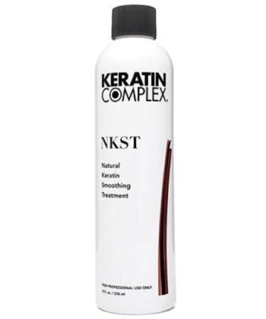 Keratin Complex The Original NKST Natural Keratin Smoothing Treatment TRY ME KIT (w/Sleek Steel Pin Rat Tail Comb) (4 ounce bottle)
