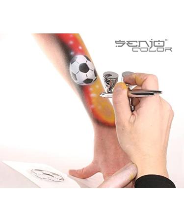 Senjo Color Basic Body Painting Colors - 250ml Black | Water-Soluble Cosmetic Paint for Airbrush & Brush | International Shipping - Buy Online on GoSupps.com