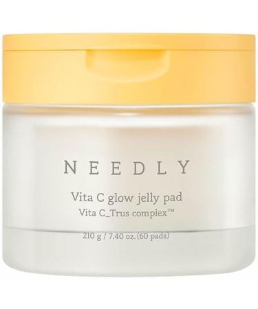NEEDLY Vita C Glow Jelly Pad | Tampon tonifiant claircissant pour l'exfoliation le soin des imperfections et l'am lioration du tonus - Buy Online on GoSupps.com