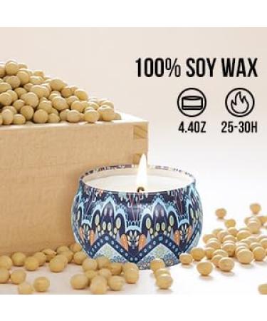 12 Retro Fragrance Candles Gift Set for Women - Aromatherapy Set with 360 Hours Burn Time | Perfect for Christmas Birthdays & Valentine's Day - Buy Online on GoSupps.com