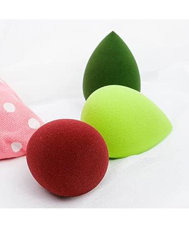 Makeup Sponge Makeup Sponge Concealer Smooth Cosmetic Powder Puff Cut Shape Foundation Water Drop Bevel Make Up Blender Tool Wholesale Makeup Sponge Holder(Grass green) - Buy Online on GoSupps.com