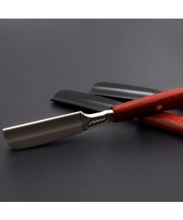Beaupretty Wood Straight Razor - Traditional Cutthroat Shaving with Red Sandalwood Handle | Manual Rapid Razor for Classic Grooming - Buy Online on GoSupps.com