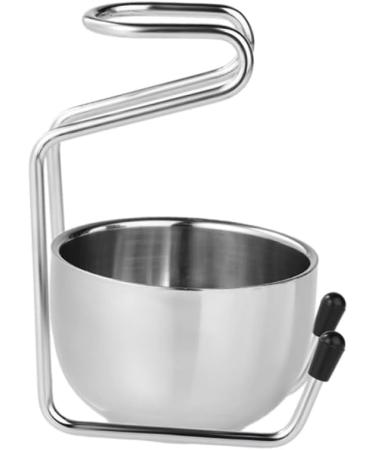 Minkissy Stainless Steel Shaving Brush Holder - 2 Pack Vertical Storage Stand for Brushes - Ideal Gift for Grooming Essentials - Buy Online on GoSupps.com