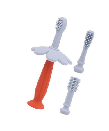 Minkissy 1 box tool for tooth cleaning children's toothbrush mouth cleaner toothbrushes for children toothbrush travel toothbrush toothbrush made of silicone oral care brush adult 1 piece (1 Pack) light blue