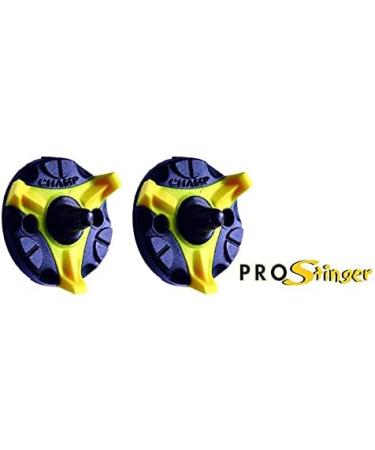 Champ Unisex Pro Stinger Studs - Yellow/Black - Fast Twist 3 - UK Size 3 - Buy Online on GoSupps.com