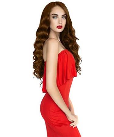 Hair2Heart Real Hair Extensions - Wavy Bondings 25 Strands 0.5g 60cm Light Blonde Gold #8 Light Brown - International Shipping - Buy Online on GoSupps.com