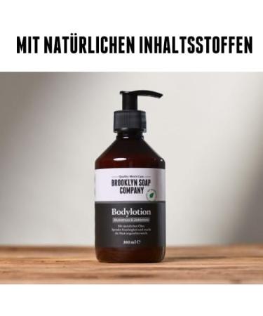 Brooklyn Soap Company Body Lotion (300ml) - Moisturizes and relieves irritation for well-groomed skin - Buy Online on GoSupps.com
