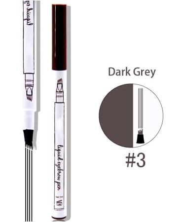 twcrvil Eyebrows Pencils Universal Waterproof Long Lasting Eye Brow Pens Portable Makeup Cosmetics Presents Household Beginners Dark Gray - Buy Online on GoSupps.com