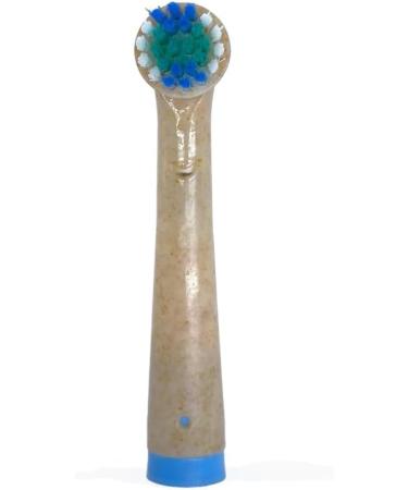 Biodegradable Replacement Toothbrush Heads for Oral-B Braun | 4 Eco-Friendly Soft Electric Brush Heads for Sensitive Teeth - Buy Online on GoSupps.com
