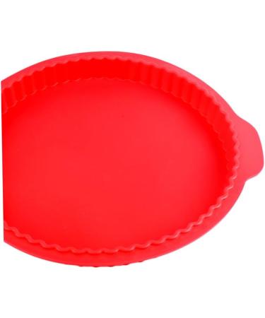 MAGICLULU 1pc Silicone Baking Bread Baking Pan Round Cookie Cookie Cutters Silicone Molds Cake Shop Muffin Top Pans Silicone Mold for Cake Round Cake Pans Chocolate Birthday Cake 31 X28.5CM Red - Buy Online on GoSupps.com