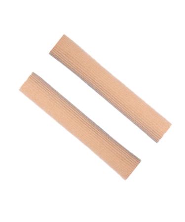 Toe Spacers 2pcs Sets Silicone Gel Toe Sleeves Cushion Tube Gel Toe Protector Nursing Kit Tube Pad Buffer Tube Khaki Foam Pad Care Silicone Toe Sleeves Toe Protectors