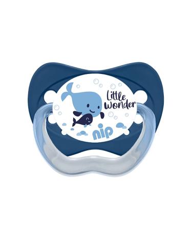 Buy Family Latex Orthodontic Nip Pacifier - Reduces Tooth & Jaw Pressure Made in Germany (5-18 Months) - Blue Grey - International Shipping - Buy Online on GoSupps.com