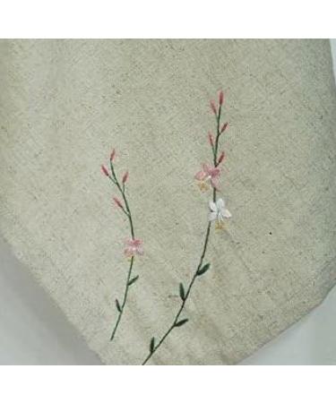 Natural Linen Needlework Embroidery Fabric 20x62inch Cross Stitch Aida Cloth - Rose Flavor - Buy Online on GoSupps.com