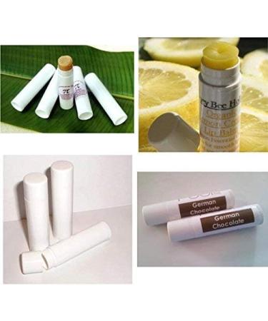 VASANA 50PCS 5ml White Plastic Lip Gloss Balm Tubes - DIY Beauty Tool with Twist Cap - Buy Online on GoSupps.com