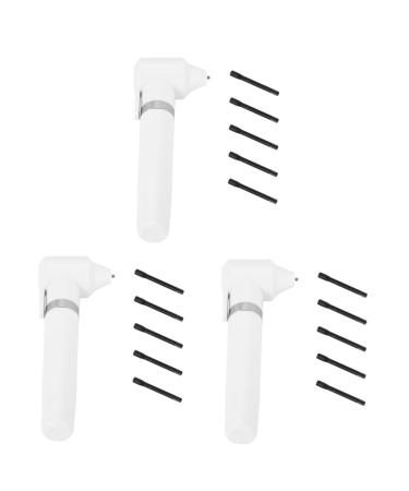 TEHAUX 3 pcs Ink Eyebrow with Electric Eyeliner Makeup White Lip Mixer Permanent Whitex3pcs mediumx3pcs