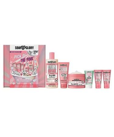 Shop Soap & Glory Pick of the Pink Gift Set - Original Pink Rose & Bergamot Collection | Heel Genius Hand Food Righteous Butter & More - International Shipping Available - Buy Online on GoSupps.com