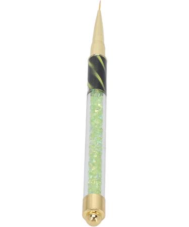 DIY Nail Art: Manicure Liner Pen with Cover Nail Rhinestone Picker and Dotting Pen for Nail Art Decoration (Green stripes (long pull cord)) - Buy Online on GoSupps.com