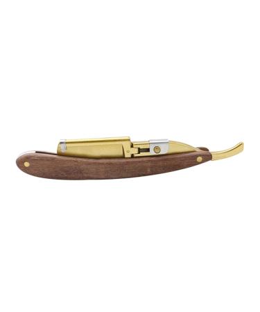 Beaupretty 1 Set Shaving Razor Straight Folding Straight Razor Mens Shaver Antique Razors for Men Retro Razor Handle Barber Shaving Razor Mens Razors Men Shaver Man Old Fashioned Beard 1 Count (Pack of 1) Golden