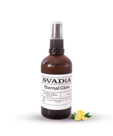Svadia Eternal Glow Organic Body Oil 100ml | Skin Repairing Firming & Reducing Cellulite Oil with Arnica Centella & Ginkgo | Body Oil for Radiant Skin