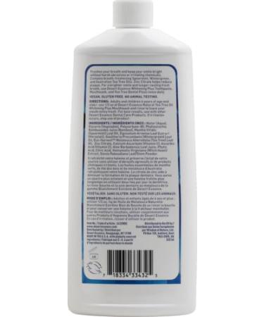 Desert Essence Mouthwash - Tea Tree Whitening Mint 16 oz | Natural Oral Care Fresh Breath & Eco-Friendly Shipping Worldwide - Buy Online on GoSupps.com