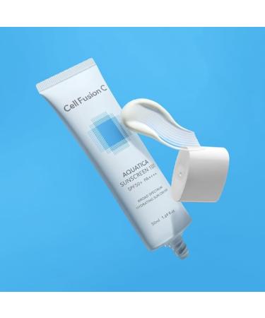  Cell Fusion C Aquatica Sunscreen 100 (Aquatica 100 sun cream) SPF50+ PA++++ 45ml - Buy Online on GoSupps.com