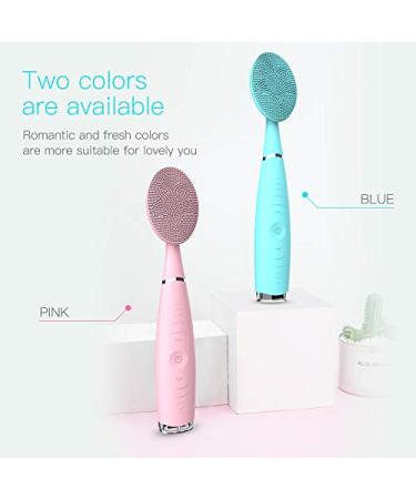 Kanuo Oqnya Sonic Facial Cleansing Brush - 5 Speeds, Waterproof, Rechargeable (Pink) - Buy Online on GoSupps.com