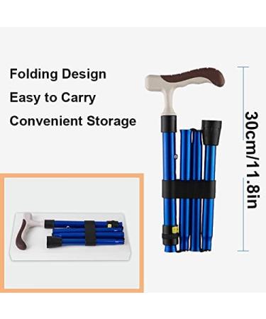 1 Pair of Forearm Crutches Crutches for Travel Height Adjustable 84-94cm Crutches for Walking Lightweight Non-Slip with Rubber Handles Folding Easy to Store Run forward - Buy Online on GoSupps.com