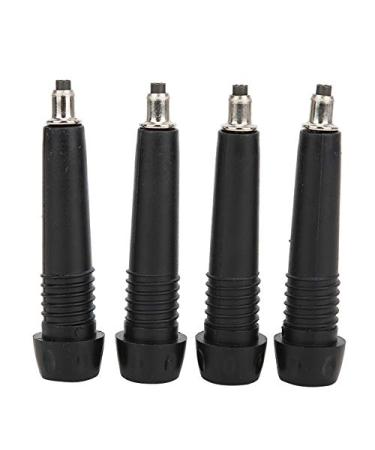 Hiking sticks replacement tips 4 pieces 8 * 1.5 cm portable trekking sticks. Pointed carbon dumb steel replacement tips for hiking trekking