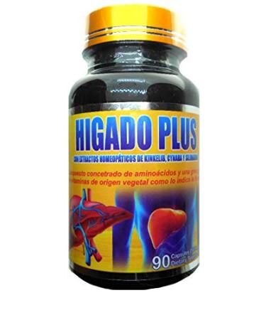 Higado Plus con extractos Homeop ticos de Kinkelib Cynaba y silimarina 90 Capsules