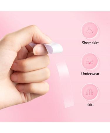 50 Pack Double Sided Fashion Tape for Women - Ideal for Backless Dresses & V Neck Tops - Clear Skin-Friendly Fabric Tape - Easy to Use Alternative to Liquid Tape - Buy Online on GoSupps.com