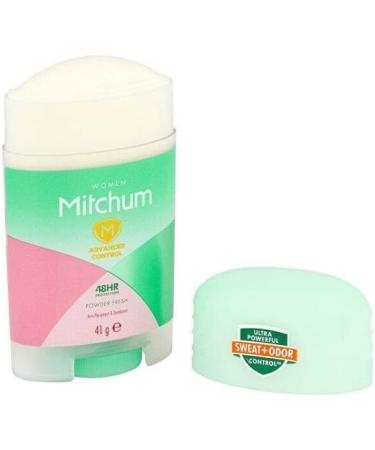  Mitchum Mitchum Advanced Powder Fresh Antiperspirant Deodorant Stick 41G (Pack of 6) - Buy Online on GoSupps.com
