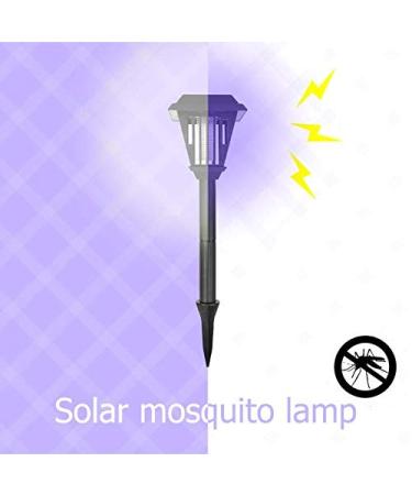 2 LED Garden Lawn Solar Mosquito Killer Light Insect Pest Bug Zapper Lamp Mosquito Killer Lamps - Buy Online on GoSupps.com