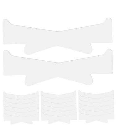 Neck Lift Tape 20Pcs Elastic Breathable Neck Strips Self-adhesive Neck Tape Portable Sweatproof Wrinkle Removing Neck Tightening Tape Semitransparent